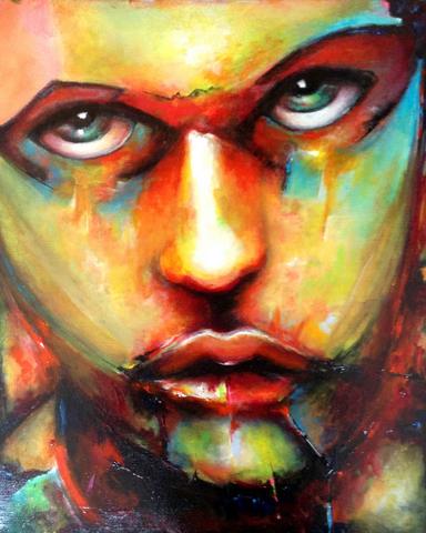 Bodyface, tableau de Philippe Cloart