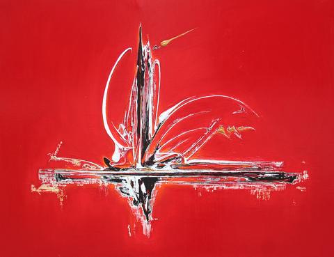 La Baie d'Alongue, tableau abstrait de Philippe Cloart