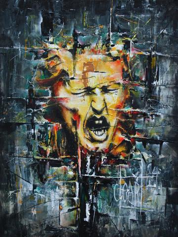 Le cri, tableau de Philippe Cloart