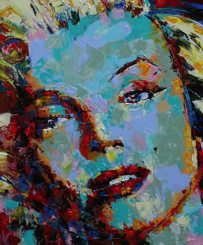 Marylin, tableau de Philippe Cloart