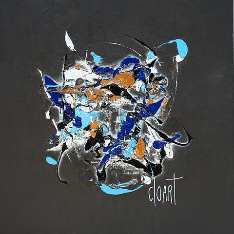 Masque, tableau abstrait de Philippe Cloart
