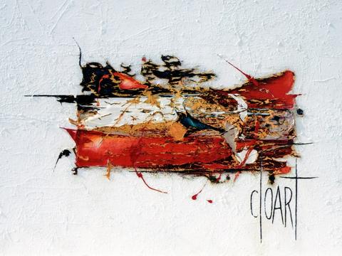 Olympia, tableau abstrait de Philippe Cloart