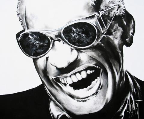 Ray Charles, tableau de Philippe Cloart