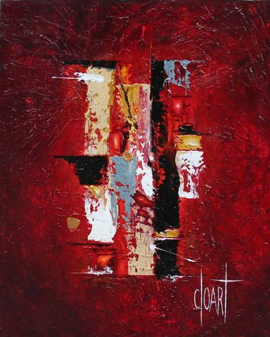 Toro, tableau abstrait de Philippe Cloart