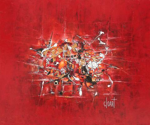 Villeneuve, tableau abstrait de Philippe Cloart