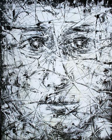 Visage 04, tableau abstrait de Philippe Cloart